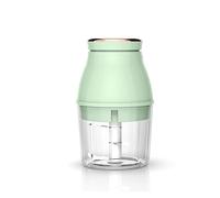 YIORYO Electric Garlic Chopper, 250ML Mini Portable Veggie Chopper, USB Rechargeable Garlic Grinder, Wireless Small Food Processor for Ginger, Chili, Meat, etc (Grey : B)