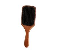 YIORYO Hair Brush, Boar Bristle Paddle Hairbrush for Long Short Thick Thin Curly Straight Wavy Dry Hair for Men Women, No More Tangle(Square)