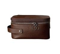 YIORYO Toiletry Bag Hanging Dopp Kit for Men Water Resistant Leather Shaving Bag with Large Capacity for Travel