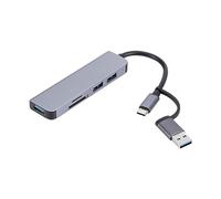 YIORYO Type-C USB Hub Multi Splitter Adapter 4/5/7 Ports USB Hub Expander High Speed Transmission Plug and Play for PC Computer (Size : A)