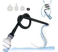 YIOTMOP Anal Silicone Cleaning Tube Douche Shower Head Attachment Shower Enema Douche with 3 Connection Head Gay Sex Toys Flexible Anal Douches for Men Women