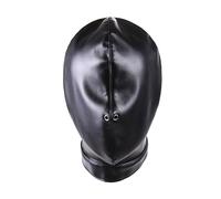 YIOTMOP Sex Head Mask Bdsm Bondage Hood Leather Blindfolds for Adults Play Set Fetish Mask Bdsm Slave Extreme Sex Toy for Men Women