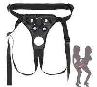 YIOTMOP Strap On Dildo Harness for Women Lesbians Leather Strapless Strap On Double Ended Dildo Hole Female Chastity Belt Adult Sex Toys