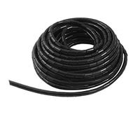 YIOVVOM Spiral Cable wrap, 55FT Wire wrap,5/16 inch Spiral Cable Wraps for Cords Covers Bundle Sleeve Hose for Computer, Power,PC, Audio & Video Electrical Wire Organizer RoHS Black