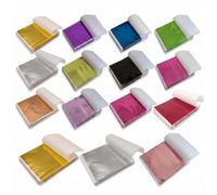 Yipakeh Gold Leaf Sheets 210 Sheets 12 Colors for DIY Craft Nail Home Decor | Imitation foil fade-resistant tissue interleaved non-stick 8x8.5cm for wood ceramic resin frame scrapbooking