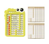 YIPFEN 1 x Self-Discipline Tracker, Portable To-Do List with 14 Blank Sheets, Daily and Weekly Plan for Habit Tracking and Reminder Planning