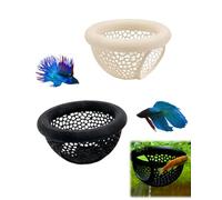 YIPFEN Aquarium Hideout, Pack of 2, Robust Fish Rest Bench as Natural Caves for Shrimp & Labyrinth Fish, Soothing Shelter for Quick Stress Reduction & Natural Well-Being