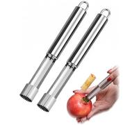YIPFEN Pack of 2 Apple Corers, Stainless Steel Apple Cutter, Removes Cores from Apples and Pears, Kitchen Aid (Calibre 2.0 cm)