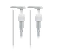 YIPFEN Pack of 2 Dosing Pump Syrup Dispenser 30 mm for 28/410 Screw Bottle, Reusable, Ideal for Syrup, Shampoo, Best Body Nutrition, Practical Pump Attachment Dosing Dispenser