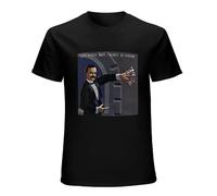 yipiao Man Blue Oyster Cult Agents of Fortune Poster Design T-ShirtVintage T Shirt Short Sleeve Funny Top Black XL