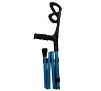 Yipoch Folding Crutches Aluminum Alloy Forearm Crutches Elbow Crutches Foldable Ultra-light Aluminum Alloy Auxiliary Height Adjustable Suitable for The Elderly