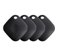 Yipoyilo Tracker Tag for Android Only, Luggage Tracker, Item Finder Key Finder Work with Google Find Hub My, Bluetooth Tracker for Keys, Luggage etc 4 Pack Black