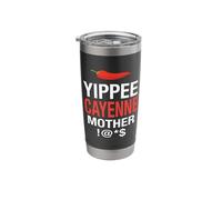 Yippee Cayenne Funny hot Pepper ki-Yay BBQ Stainless Steel Insulated Tumbler