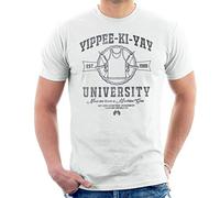 Yippee Ki Yay University Die Hard Men's T-Shirt White