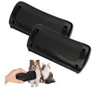 YIPSKIRZY 2 Pack Pet Deshedding Brush, 2025 New Pet Hair Remover Comb for Shedding, Grooming Tool for Dogs & Cats with Long/Short Hair（Black）