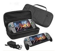 YipuVR Hard Protective Case for ROG Xbox Ally X/ROG Xbox Ally, Shockproof & Water-Resistant EVA Travel Case with Soft Lining, Storage Net & Hand Strap, Portable Carry Bag for Gaming (EVA-L)