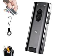 YipuVR K3 Ultramulti EDC Keychain, Mini Keychain Flashlight 800 lumens with RGB Side Light, Magnetic Clip, Keyring Torch Rechargeable, IP65 Waterproof for Outdoor, Camping and Everyday Carry (Grey)