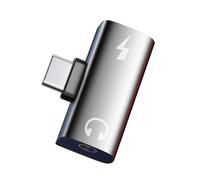 YipuVR Type C to 3.5mm Headphone and Charger Adapter for Meta Quest 3S Accessories, Individual Ports Type-C 2-in-1 Converter, PD 30W Safe and Fast Charging, DAC High-Resolution Audio Conversion