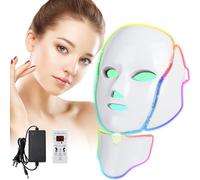 YIPYOP LED Face Light , 7 Colors Red Light for Face and Neck, Facial Skin Care Beauty at Home Salon for Women Gift Idea