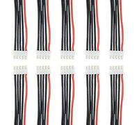 Yiqigou 10 PCS JST 4S Connector 2S 3S 4S 5S 6S Balance Extension Cable Lead Wire JST4S Plug Lead Cable with 15cm 22AWG Silicone Cord