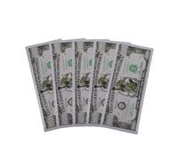 YIQILAFADA 5Pcs Gold One Million Dollar Bills, Colored Gold Foil Bill Collectible Banknotes for Decor, with Amazing Detailing