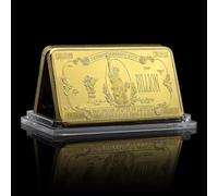 YIQILAFADA Billion Dollar Gold Bar, Dollar Bullion for Paperweight Movie Prop for Novelty Gift