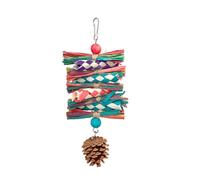 YiQinzcxg Bird Grinding And Entertainment Molar Toy Made With Natural And Food Grade Dyes Enhances Bird Molar Health