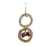 YiQinzcxg Bird Standing Swing Perch Toy Bird Cage Chewing Toy Swing Rings For Small Bird Birdcages Hangings Bird Supply