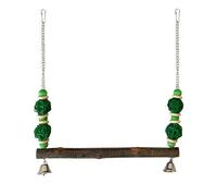 YiQinzcxg Hammocks And Climb Toy For Bird Climb Toy Swing Cage Toy Bridge Rattan Beads Chewing Toy Supplies