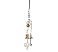 YiQinzcxg Multifunctional Bear Shaped Keyrings Playful Bear Key Pendnat Accessory Phone Charm for Fashion Forward Ladies Key Accessory