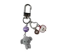 YiQinzcxg Multifunctional Bear Shaped Keyrings Playful Bear Key Pendnat Accessory Phone Charm for Fashion Forward Ladies Key Accessory