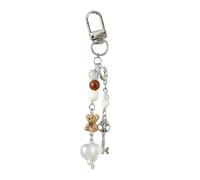 YiQinzcxg Multifunctional Bear Shaped Keyrings Playful Bear Key Pendnat Accessory Phone Charm for Fashion Forward Ladies Key Accessory