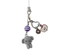 YiQinzcxg Multifunctional Bear Shaped Keyrings Playful Bear Key Pendnat Accessory Phone Charm for Fashion Forward Ladies Key Accessory