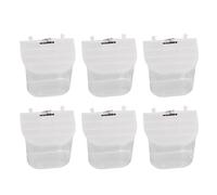 YiQinzcxg Nosplash Bird Feeders Set For Food Feeding Pet Bird Antispill Feeders Bird Food Container Birdcage Feeding Supplies 6PCS
