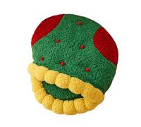 YiQinzcxg Pet Bed Nest For Dogs And Cats Dog Cave Bed Furry Nest Christmas Theme Nest Christmas Sock Shape Cave
