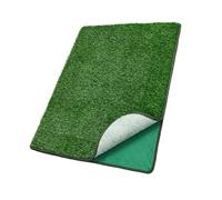 YiQinzcxg Tear Resistant Synthetic Dog Bathroom Grass Pad Reusable Dog Toilet Grass Mats For Outdoor Activity Puppies Potty With Tray
