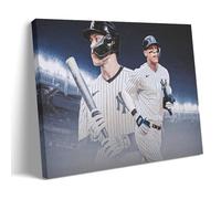 YiQuSoft Aaron Judge Poster Baseball Star Art Canvas Painting Decor Wall Print Photo Home Modern Decoratives Frame-style 24x36inch(60x90cm)