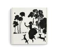 YiQuSoft Arthur Rackham Cinderella Silhouette Illustration, 1919 Poster Canvas Art And Wall Art Picture Print Modern Family Bedroom Decors Unframe-style 20x20inch(50x50cm)