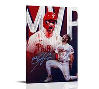 YiQuSoft Bryce Harper Art Poster Baseball World Legendary Star_LE_upscale_balanced_x4 Picture Print Canvas Wall Paint Arts Decor Modern Home Artworks Gift Idea Frame-style 08x12inch(20x30cm)
