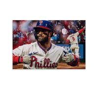 YiQuSoft Bryce Harper Poster Baseball Star_LE_auto_x2 Wall Art Picture Painting Canvas Prints Artworks Bedroom Living Room Decor Unframe-style 16x24inch(40x60cm)