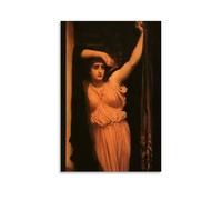 YiQuSoft Frederic Leighton The Last Watch Of Hero Poster Canvas Painting Wall Art Decorative Picture Prints Modern Decor Unframe-style 20x30inch(50x75cm)