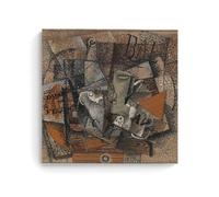 YiQuSoft Georges Braque 1913-14, Still Life on A Table Poster Painting On Canvas Wall Art Scroll Picture Print Living Room Walls Decor Homes Unframe-style 28x28inch(70x70cm)