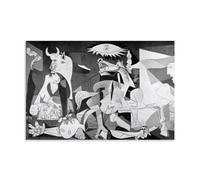 YiQuSoft Guernica by Pablo Picasso Poster Canvas Wall Art Picture Prints Hanging Photo Gift Idea Decor Homes Artworks Unframe-style 24x36inch(60x90cm)