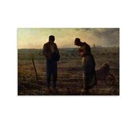 YiQuSoft Jean-François Millet The Angelus Poster Canvas Wall Art Picture Prints Hanging Photo Gift Idea Decor Homes Artworks Unframe-style 12x18inch(30x45cm)
