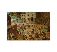 YiQuSoft Pieter Bruegel The Elder Children's Games Poster Canvas Painting Wall Art Decorative Picture Prints Modern Decor Unframe-style 20x30inch(50x75cm)
