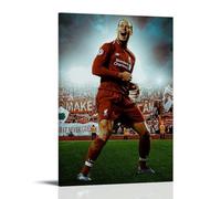 YiQuSoft Virgil Van Dijk Art Poster Football Superstar Wall Art Aesthetic Canvas Painting Picture Living Room Decor Home Frame-style 24x36inch(60x90cm)
