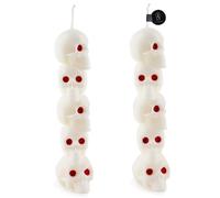 Yiran 2pcs Skeleton Candles with Scented, Halloween Skull Decorations for Home Bar, Indoor Room Tables, Decorative Halloween Gift for Womens Mens