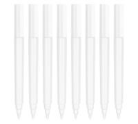 Yiranfuyao 8PCS White Washable Chalk Pens - LED Fluorescent Erasable Markers, Wipeable Chalkboard Pen for Whiteboard Blackboard Window Car Glass Bistro Christmas Greeting Cards