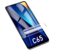 Yiranzix 2pcs Dustproof Hydrogel Film for Xiaomi Poco C65 6.74 Inch Gel Film TPU Screen Protector Flexible HD Clear Fingerprint Unlocked Ultra Thin