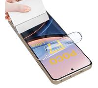 Yiranzix 2pcs Dustproof Hydrogel Film for Xiaomi Poco F7 5G 6.83 Inch Gel Film TPU Screen Protector Flexible HD Clear Fingerprint Unlocked Ultra Thin